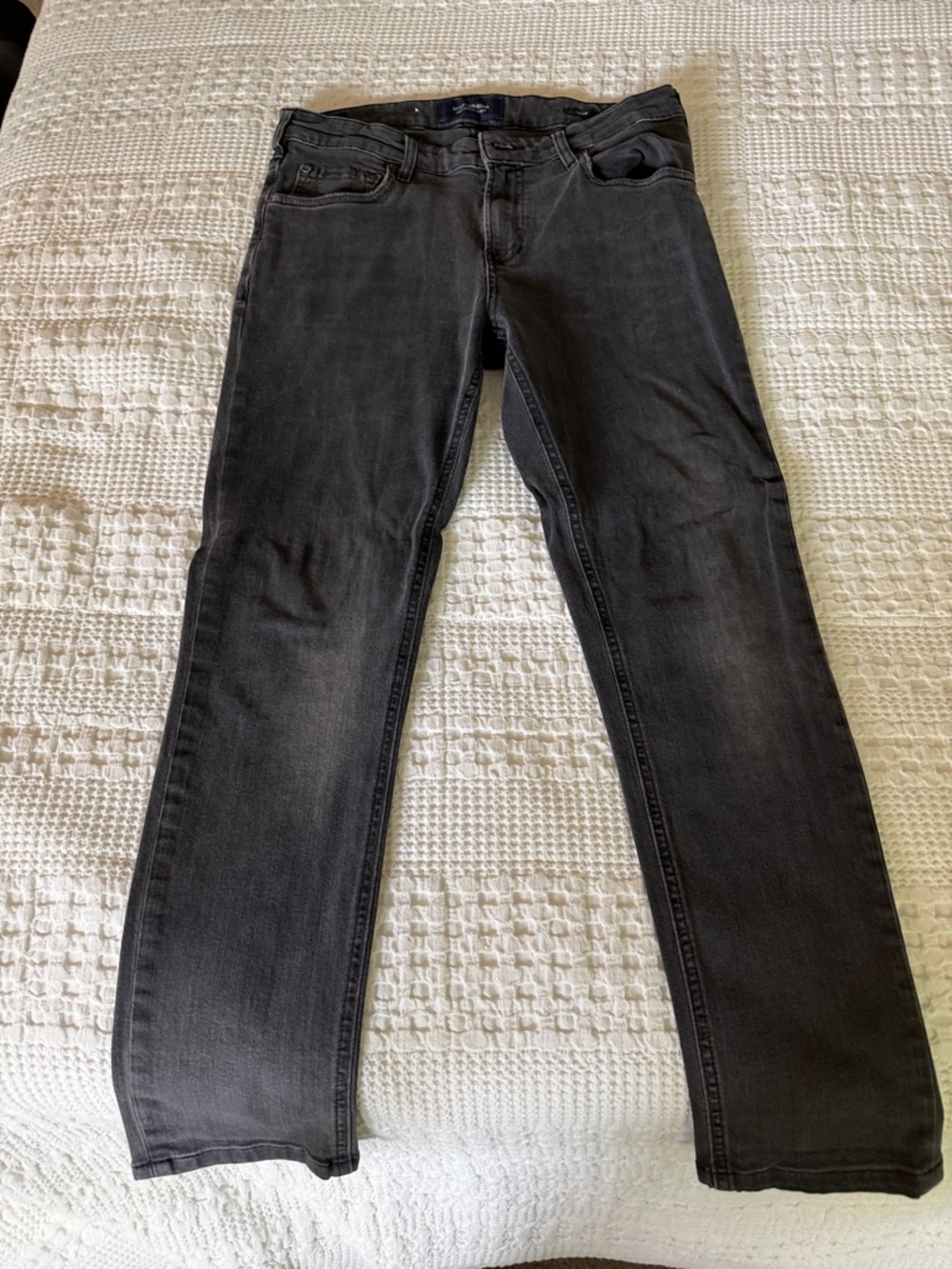 Scotch & Soda Men's Charcoal Slim Straight Jeans 30x30